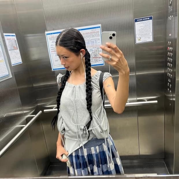 세릭 스트링 포켓 스웻 슬리브리스 STRING POCKET SWEAT