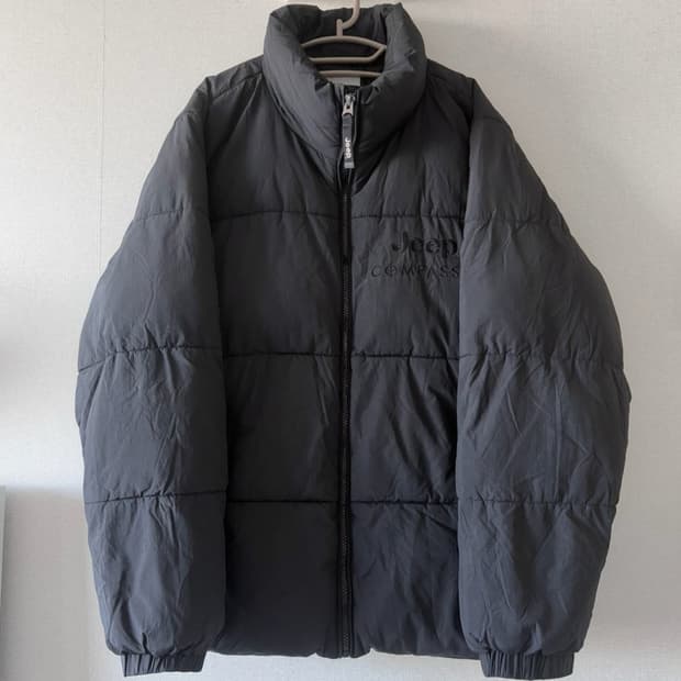 Jeep 지프 컴퍼스 블랙 패딩 점퍼