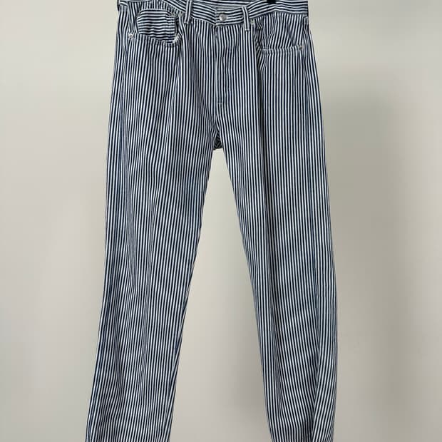 리바이스 x 니고 557XX 히코리 스트라이프 501 진  34사이즈