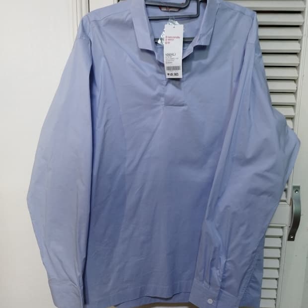 새거 오버핏L 에잇세컨즈 반단추 셔츠