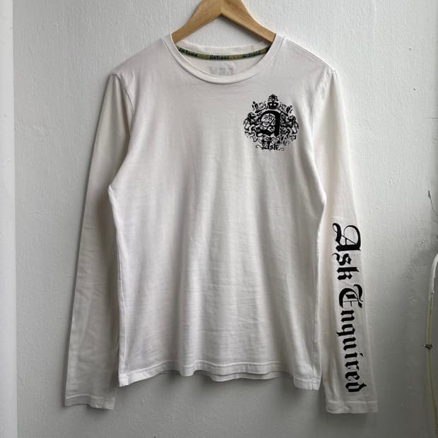 Vintage ASK White Long Sleeve