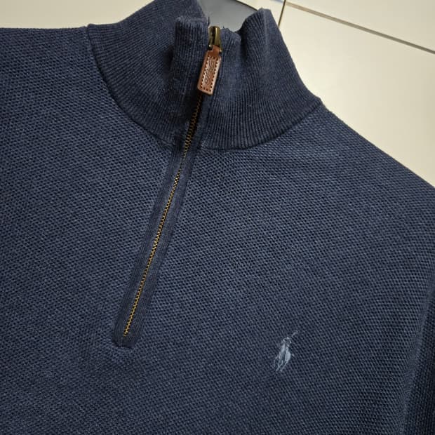 폴로 랄프로렌 정품 남성 반집업 니트(M)
