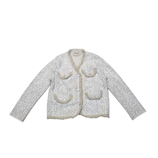 Marie Claire 마리끌레르 트리밍 트위드 자켓 가디건