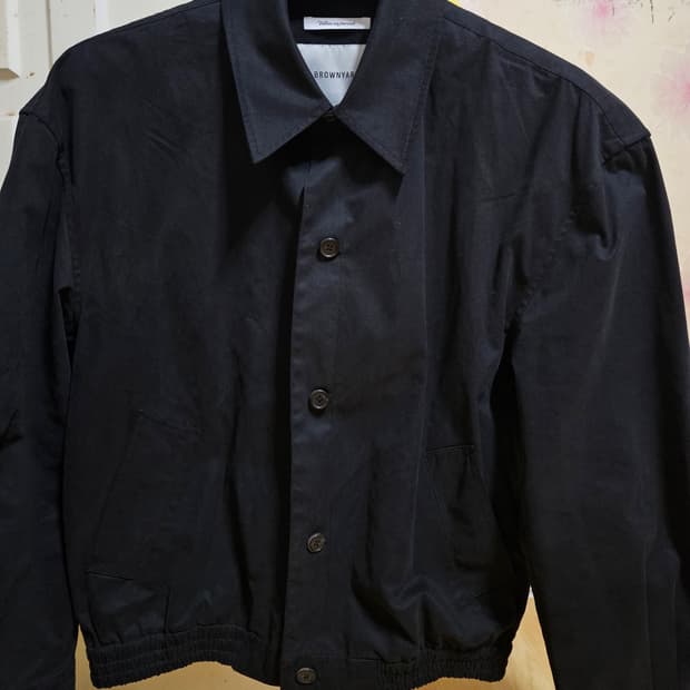 브라운야드 셔츠 블루종