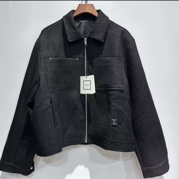 25SS 우영미 트위드 집업 자켓 새제품