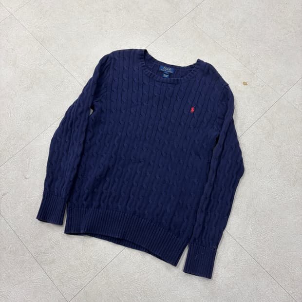 폴로 랄프로렌 케이블 포니 니트