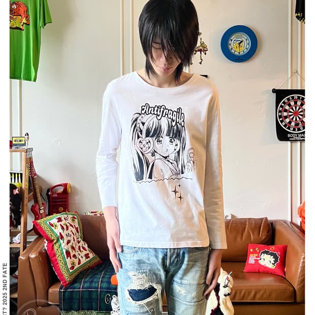 ANTIFRAGILE Anime Printed Long-Sleeve