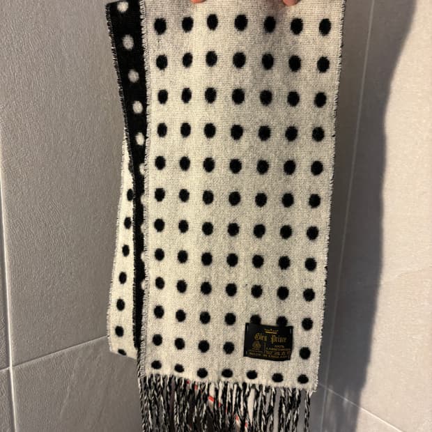 Glen prince 램스울 도트 머플러