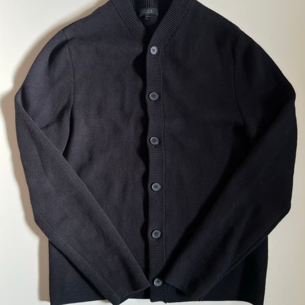 (S)cos코스 레귤러핏 가디건 블랙