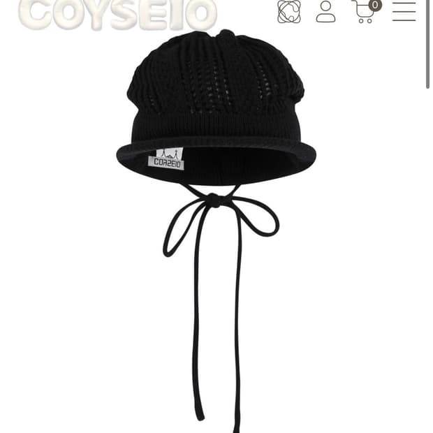 코이세이오 크로셋 비니 블랙