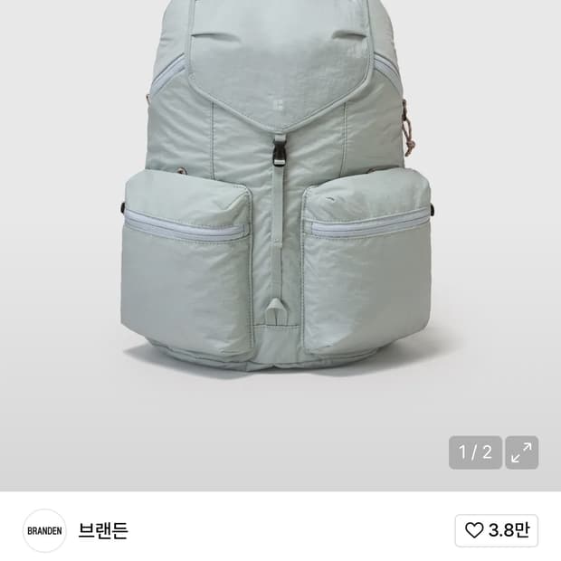 (새상품, 원가 13) 브랜든 세이프 플러스 백팩 (페일민트)