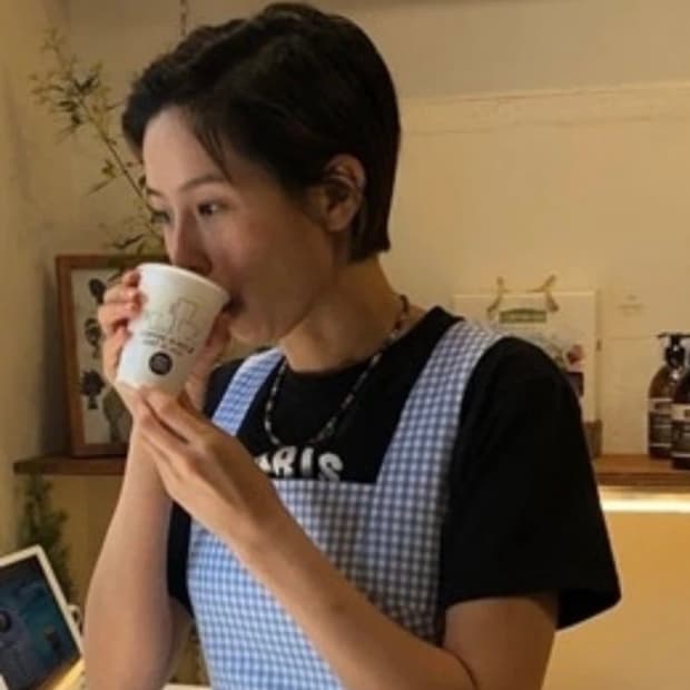 김나영 원피스(토마스메이슨 체크원피스)스몰