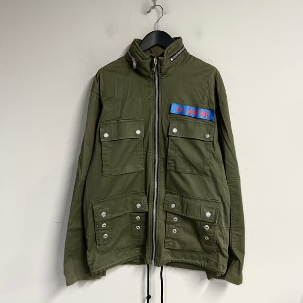 DIESEL military green jacket
