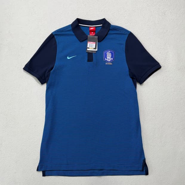 새상품 나이키 대한민국 국가대표 국대 축구 유니폼 반팔 카라티