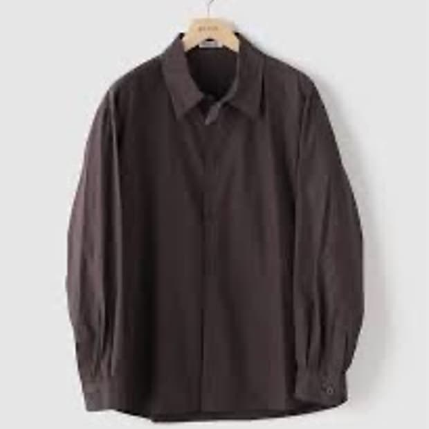 AURALEE FINX SHUTTLE WEATHER SHIRT
