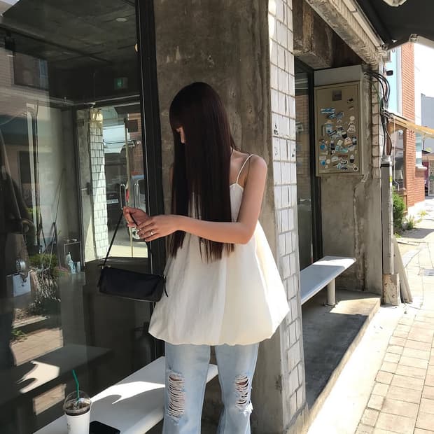MOOD VOLUME BLOUSE 아이보리