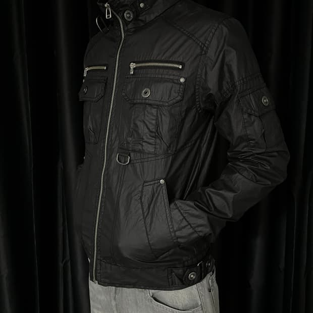 None PU Coated Nylon Windbreaker