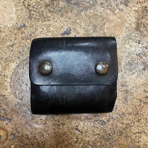 레드문 가죽 반지갑 블랙