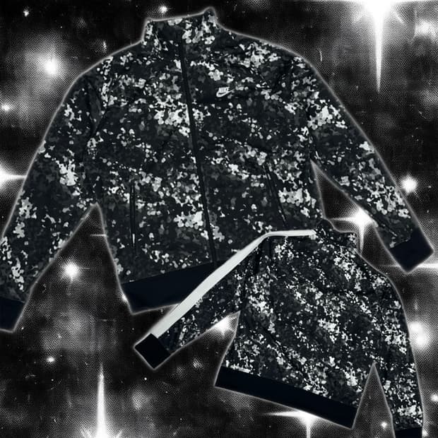 나이키 Sportswear 남자 블랙 카모 해외판 져지 Tribute 