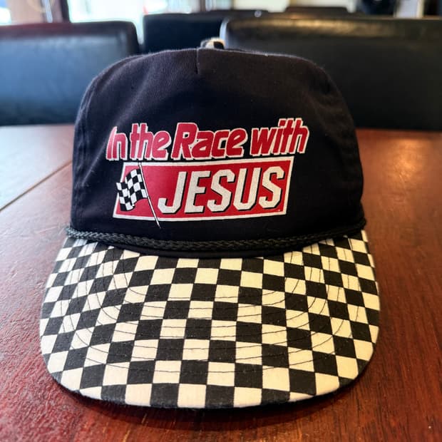 in the race with jesus 빈티지 캡