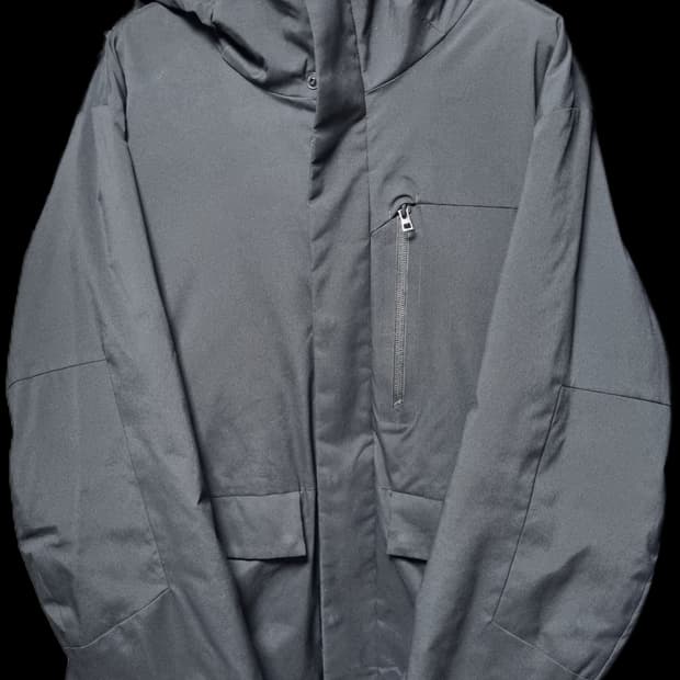 유니클로 하이브리드 다운 파카 L 라지 블랙