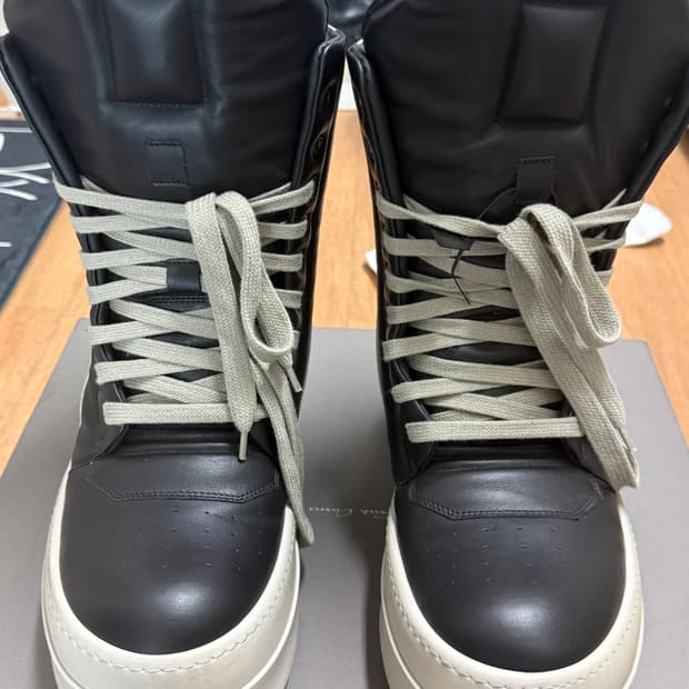 [42, 1회착] 릭오웬스 메가지오바스켓 런웨이 젠테발 밑창보강