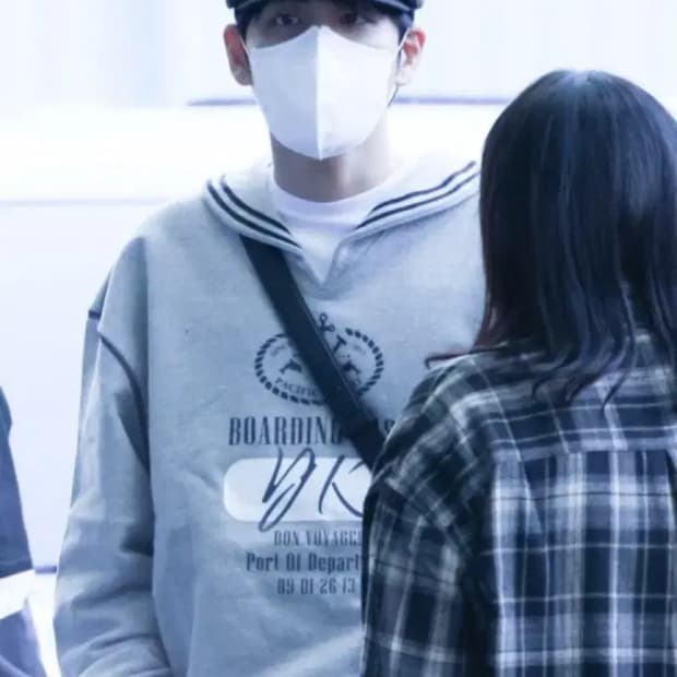 와이케이 숄 카라 마린 맨투맨 그레이 s