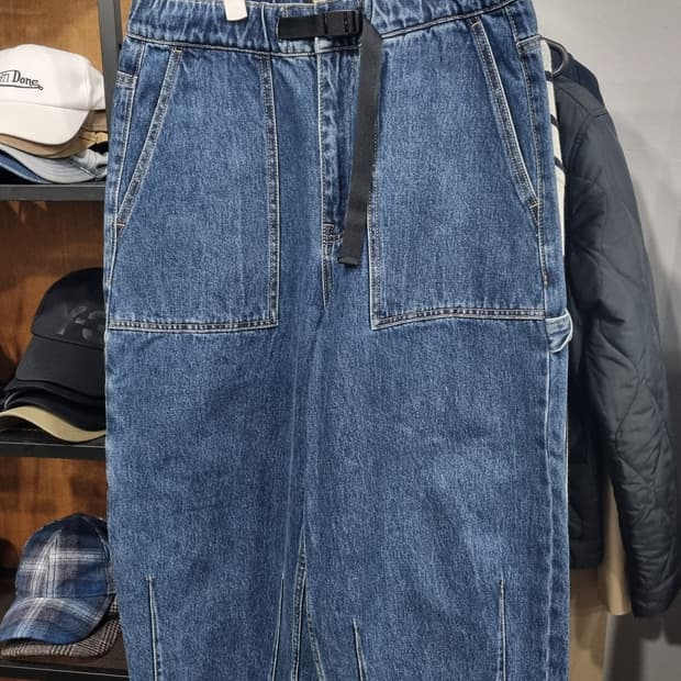 (리) lee 카펜터진 벨트 밴딩 배기 와이드 32size(표기S)