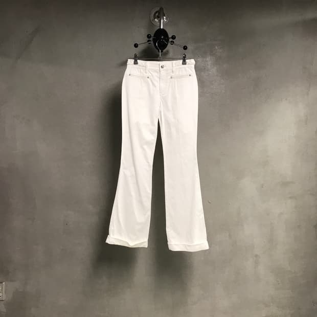 로베르토카발리 화이트 팬츠 38(W)
