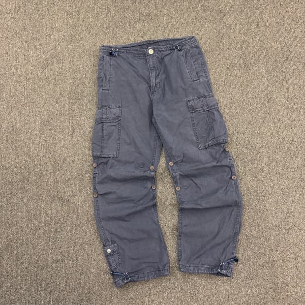 30)트루릴리전 빈티지 네이비 카고 팬츠