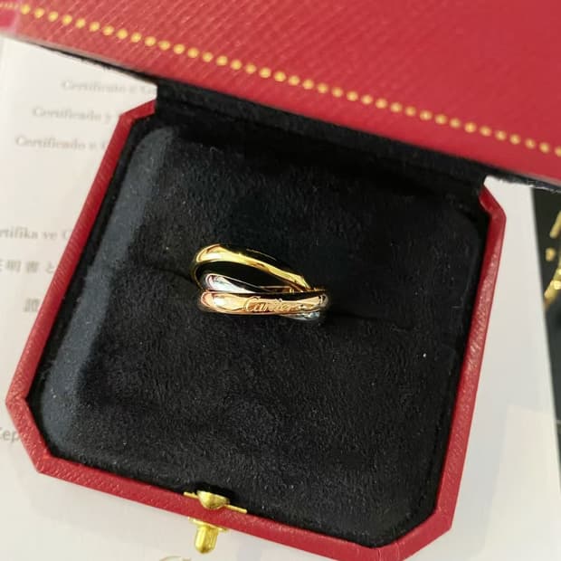 까르띠에 트리니티 링 쓰리컬러 클래식
