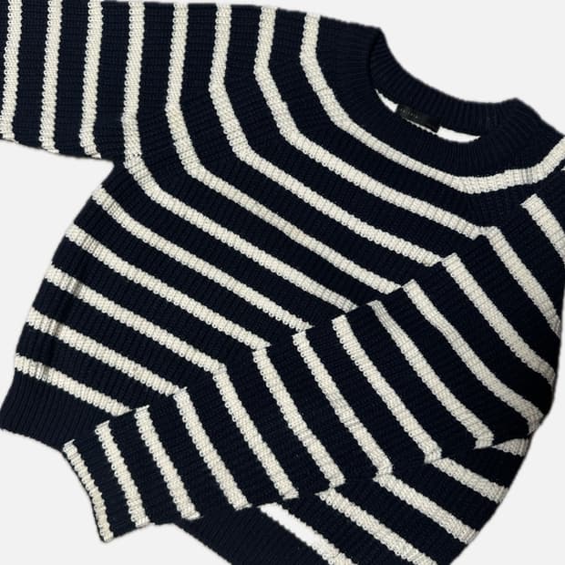 스트라이프 니트