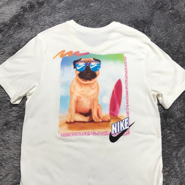 [[L] 나이키(NIKE) 퍼그 서핑 그래픽 반팔티셔츠@703