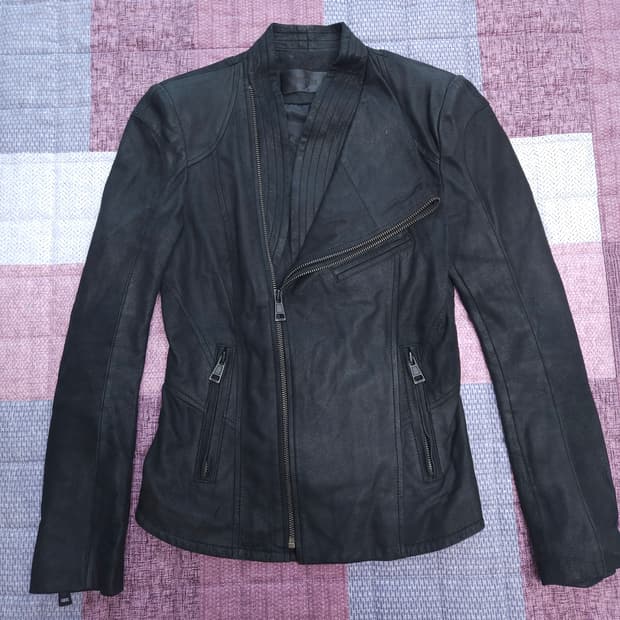 시스템 여성 양가죽 라이더 자켓 82-94-160