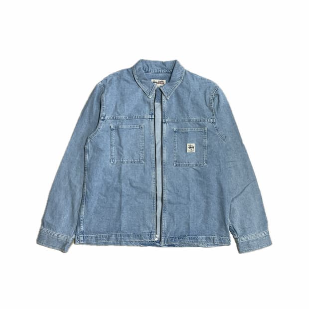 스투시 데님 집 자켓
