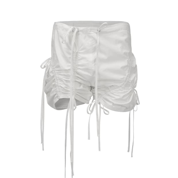 나체 nache STRAP SHIRRING SHORTS