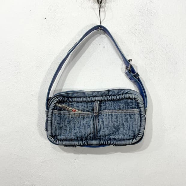 DIESEL Monogram Denim mini Bag