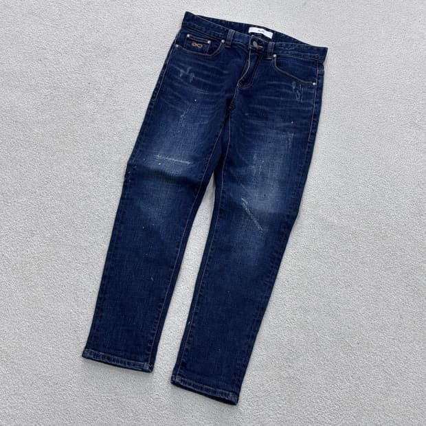 31 플랙 캐주얼 워싱 데님 팬츠 0423E