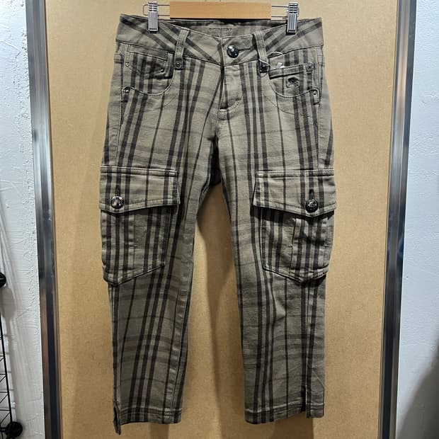 버버리 카프리 팬츠