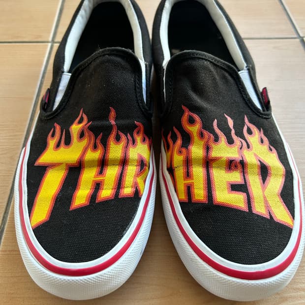 반스X트레셔 플레임 슬립온