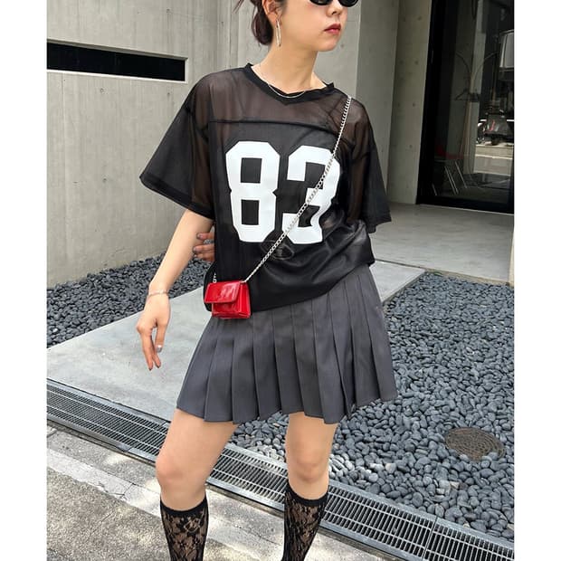 WHO'S WHO gallery Numbering Mesh Top