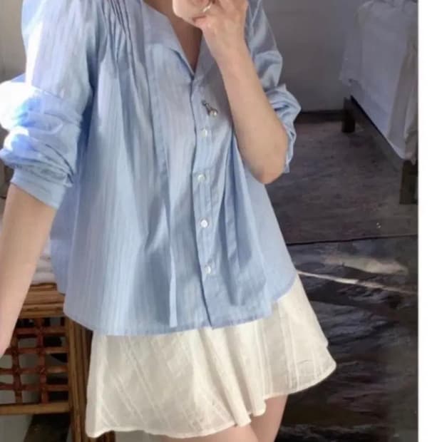 샵모도 modo 미엘 타이 블라우스