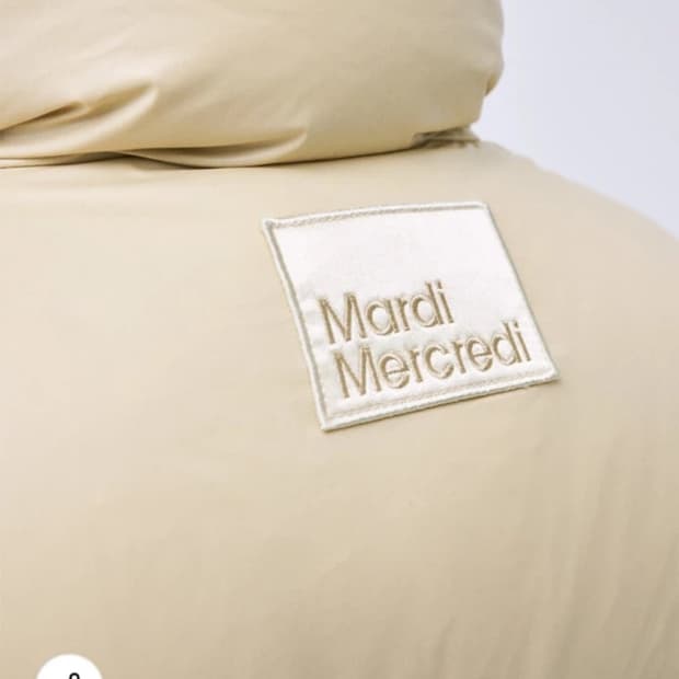 마르디메크르디 크롭 다운 숏패딩 버터