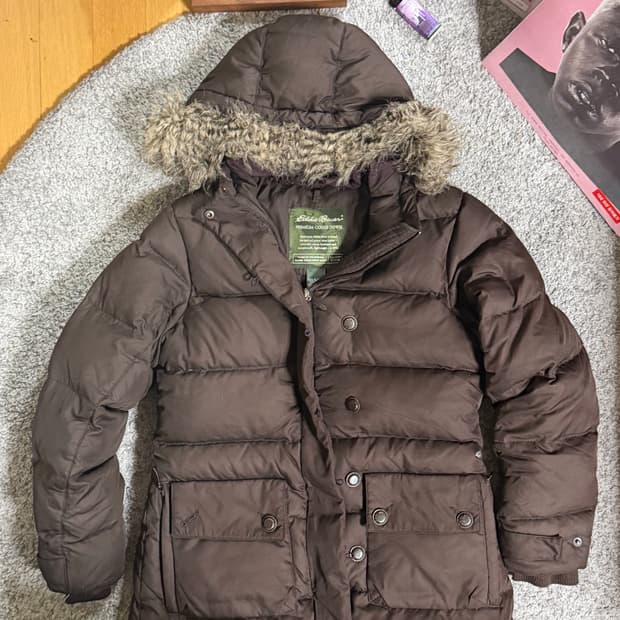 에디바우어 퀼티드 구스다운 자켓