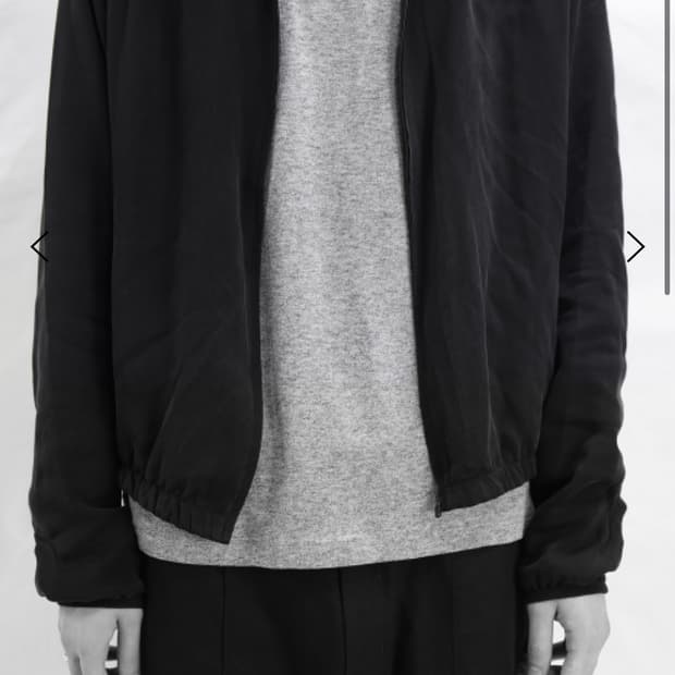 Tailored cupra zip-up (black) 