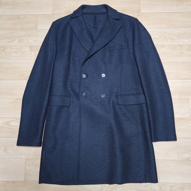 [50] 해리스 워프 런던 / 더블 박시 코트 차콜 그레이