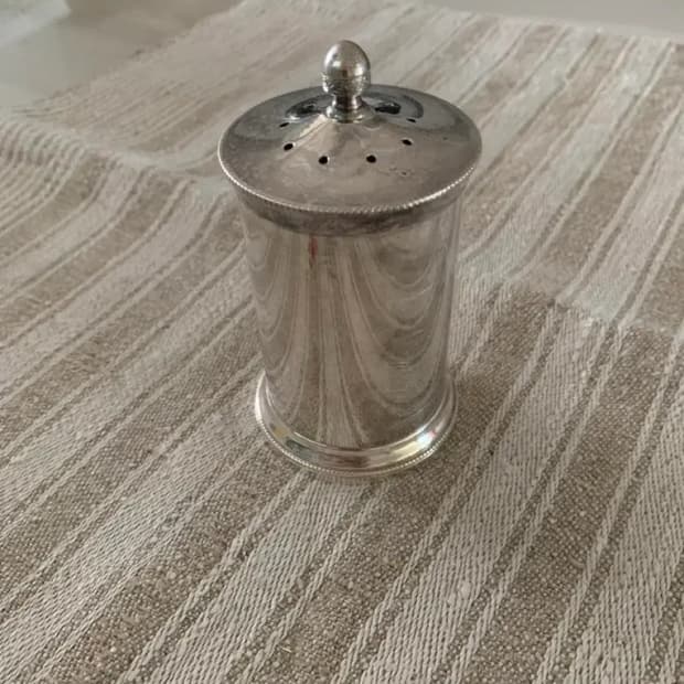 이태리 실버 소금쉐이커 