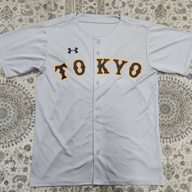 언더아머 TOKYO 야구 유니폼 져지 M