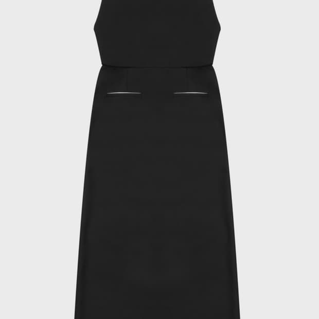 킨드레드 halter back strap dress