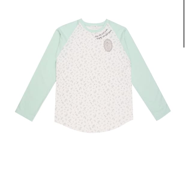 콜로신스 SLEEP WELL T-SHIRT MINT & BLUE FLOW